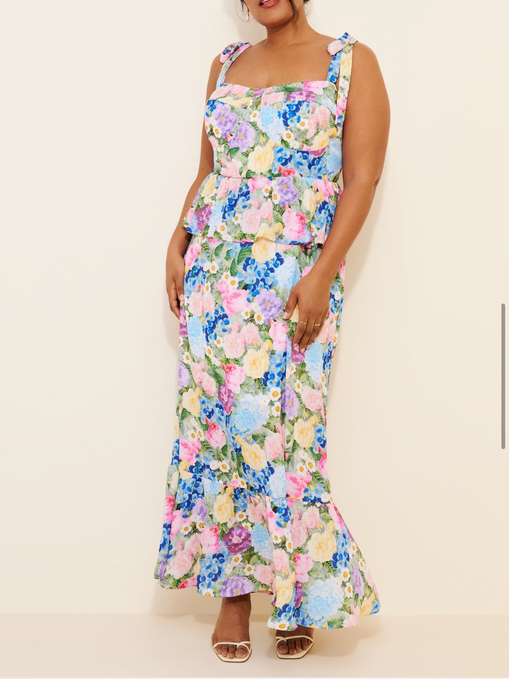 Paxton Peplum Maxi Dress